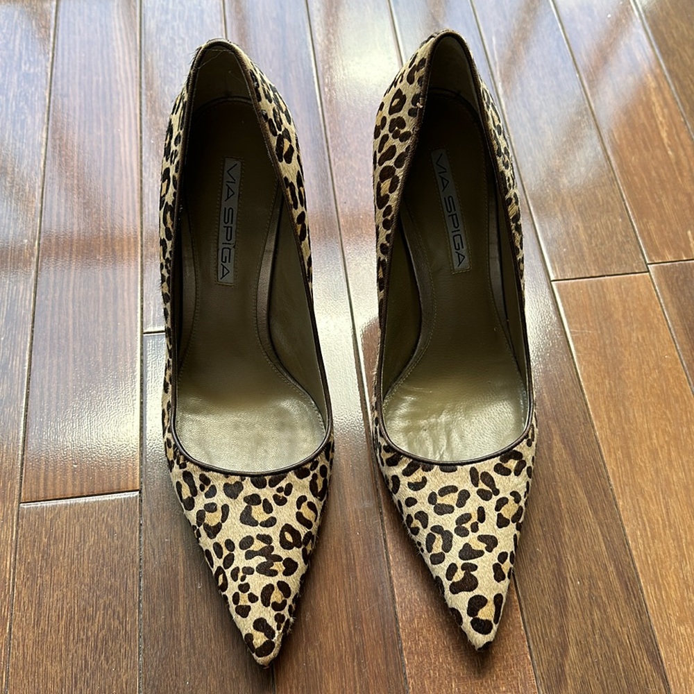Via Spiga Leopard Heels